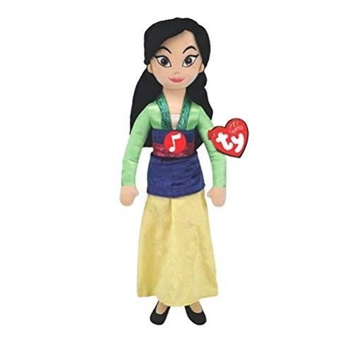 Peluche musicale Mulan 40 cm - JURATOYS - Disney Princesses - Noir - Piles - Enfant