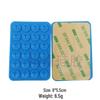 Double-Sided Silicone Mobile Phone Suction Cup Holder with 28/24 Beads for Strong Grip and Decompression