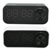 Bluetooth-Lautsprecher Wecker Radio Digitales LED-Display Subwoofer Mini Spiegel Bluetooth-Lautsprecher Alar