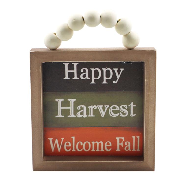 Hanging Plaque for Home Farmhouse Living Room Harvest Thanksgiving Festival