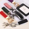 Leather Car Keychain with and Silver Red [uxcell] D-ring Keyring, Unisex,