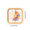 60 Minutes Visual Timer Square Kitchen Cooking Timer Time Management Tool Countdown Timer  Indoor