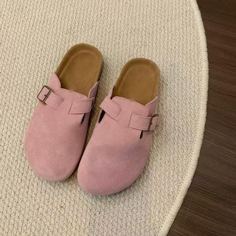 Tamanho Grande Tamancos Clássicos de Cortiça Camurça Chinelos Moda Mulheres Homens Mules Exterior Antiderrapante Tamancos de Cortiça Chinelos Com Fivela Ajustável