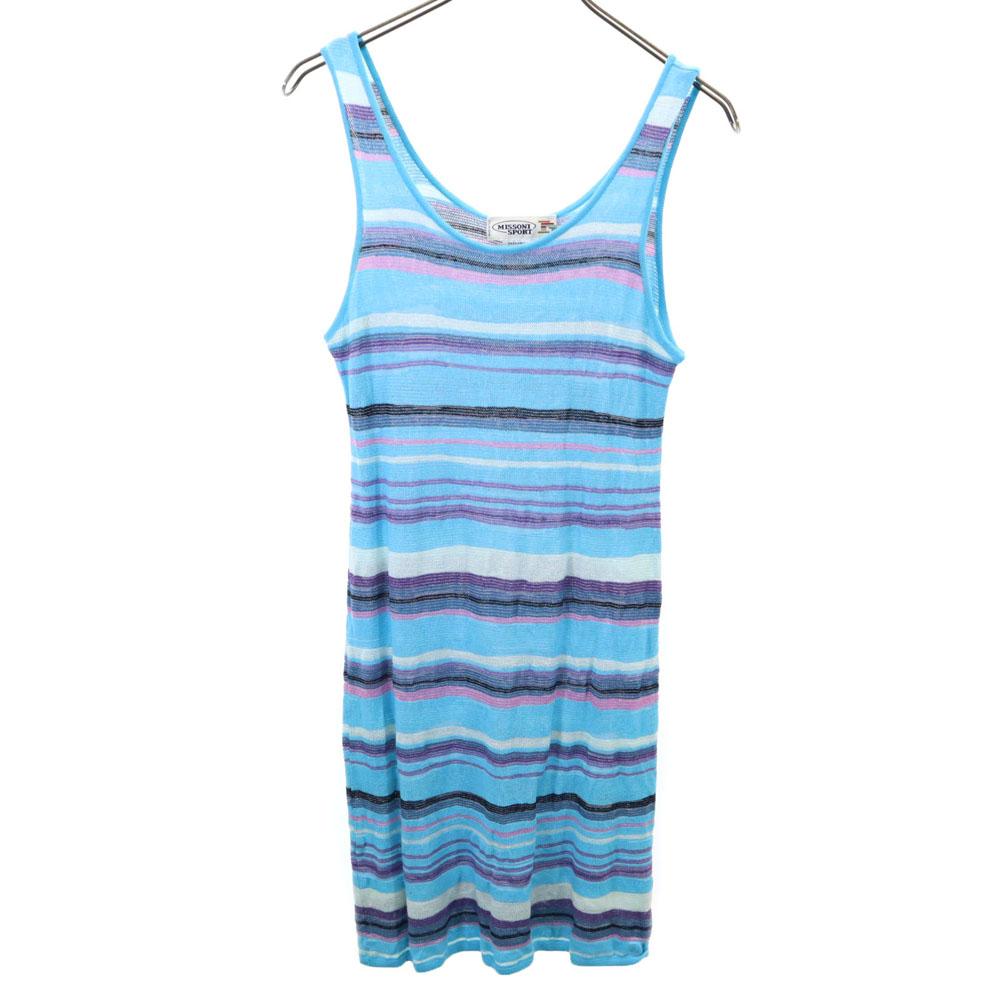 MISSONISPORT No Sleeve One Piece 42 Blue Women Used