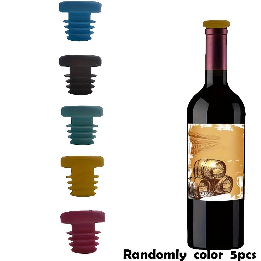 

Rubber Wine Bottle Sealing Stoppers Oil Bottle Screw-On Stoppers Assorted Colors, 5-Piece Set Colorful 5-Piece Set