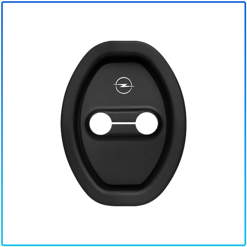 4pcs Car Door Cushion Silicone Door Lock Buckle Protective Cover For Opel Astra H G J Insignia Mokka Zafira Corsa Vectra B C D
