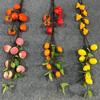 Realistic Artificial Fruit Branches 7 Fruit Multi-Branch Foam Fruits Branches Lifelike Decorative Plastic Fruit Ornaments