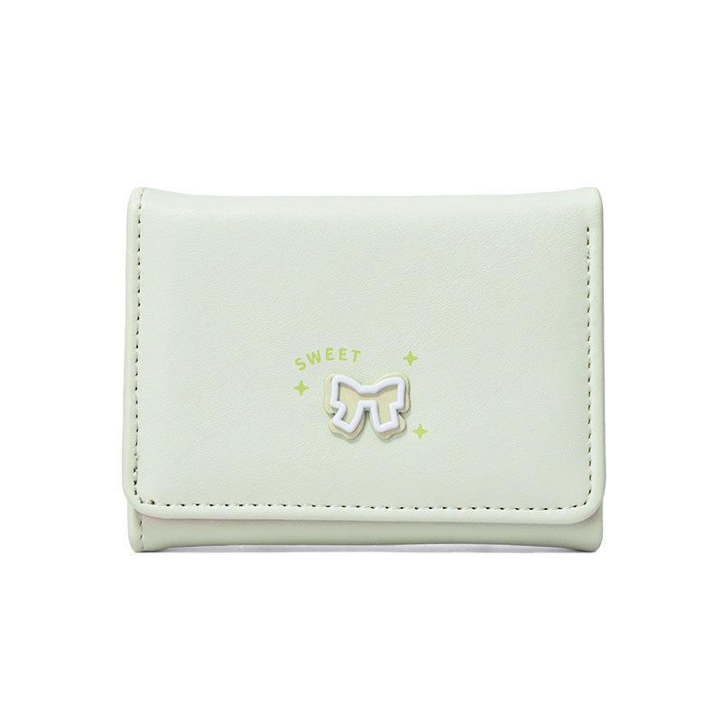 2025 New Women's Wallet Women's High-end Short Student Card Bag Ins Wallet Change Bag