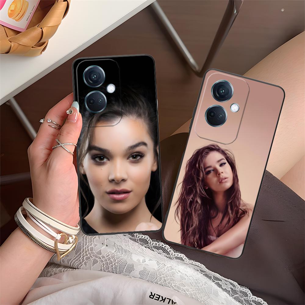Hailee Steinfeld Matte TPU Mobile Phone Case for OPPO Reno 14 13 12 11 10 9 8 7 6 5 F T Pro 5G Colorful Printing Cover