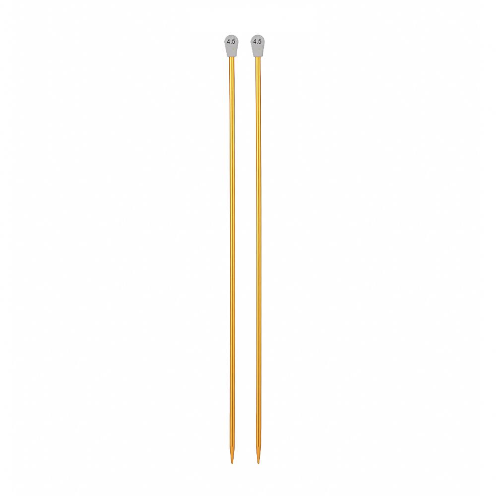 2Pcs/set 35cm 2.0-12mm Single Pointed Knitting Needles Pins Straight Aluminum DIY Weaving Tool Long Sweater Scarf Needle