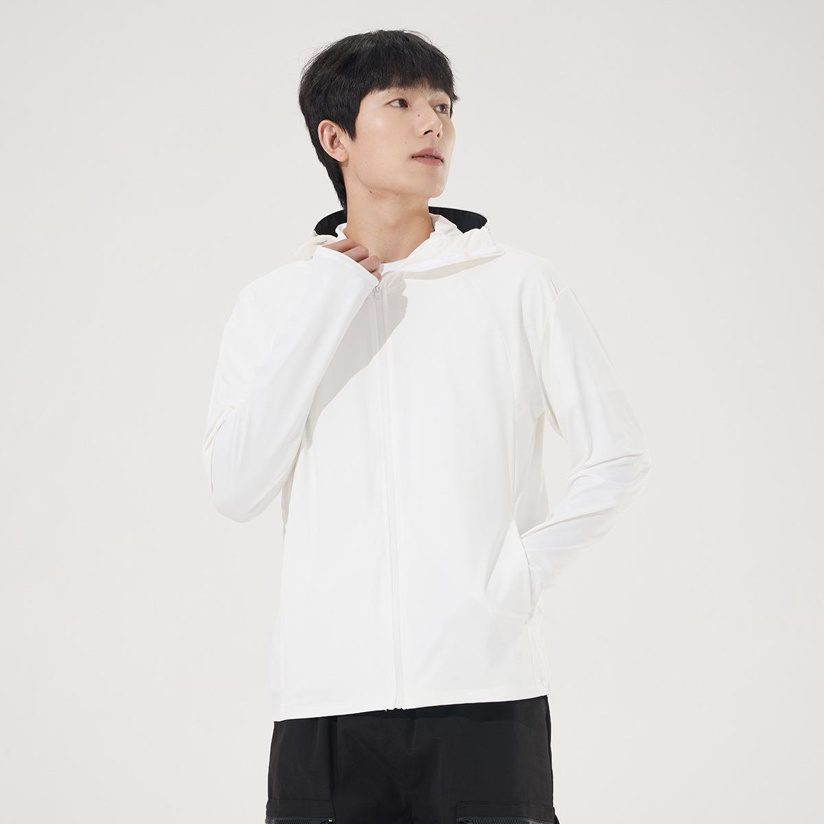 

Летняя одежда из ледяного шелка с защитой от УФ-лучей для пары: Дышащая, Большого размера, Тонкая, Одежда для защиты от солнца на открытом воздухе Large