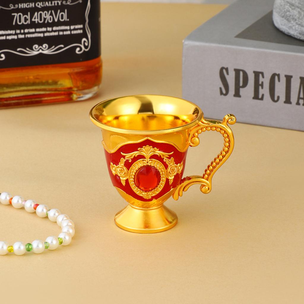 Metalowy Kubek, Domowy Kubek do Herbaty, Kreatywny Kubek z Uchwytem w Stylu Retro