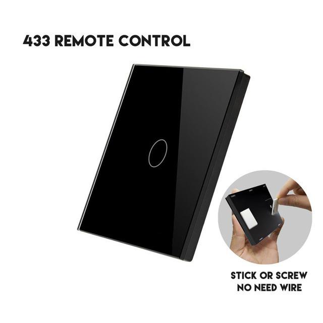 Wireless RF433 Touch Remote Control Switch - Single to Dual Control Converter