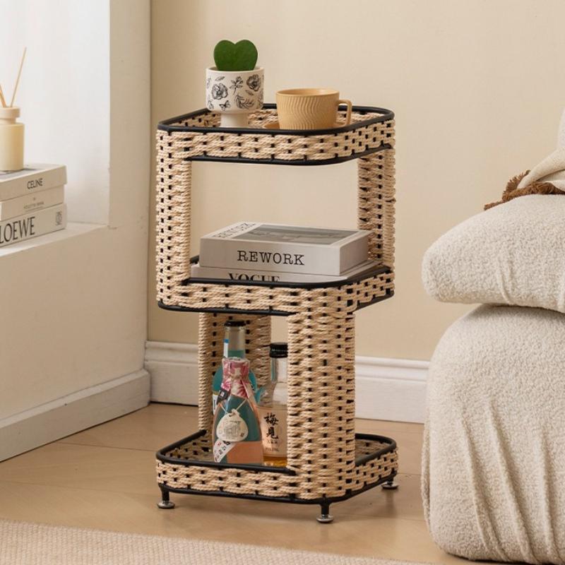 Weaving Coffee Tables Living Room Coffee Table Creative Cat's Nest Nightstand Modern Multifunctional Home Decoration Accessories