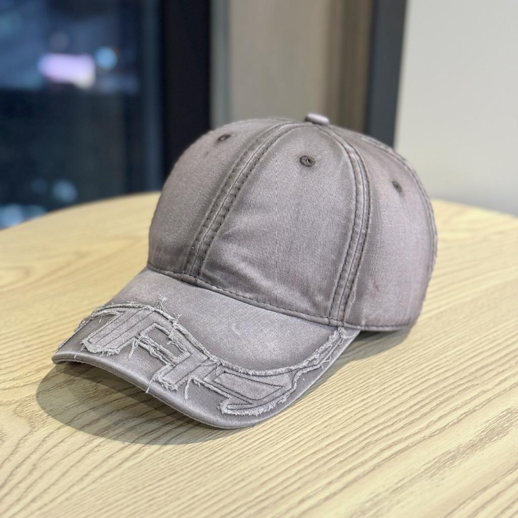 New American-style washed vintage baseball cap for women with wide brim that makes the face look smaller, duckbill cap for men and couples, versatile