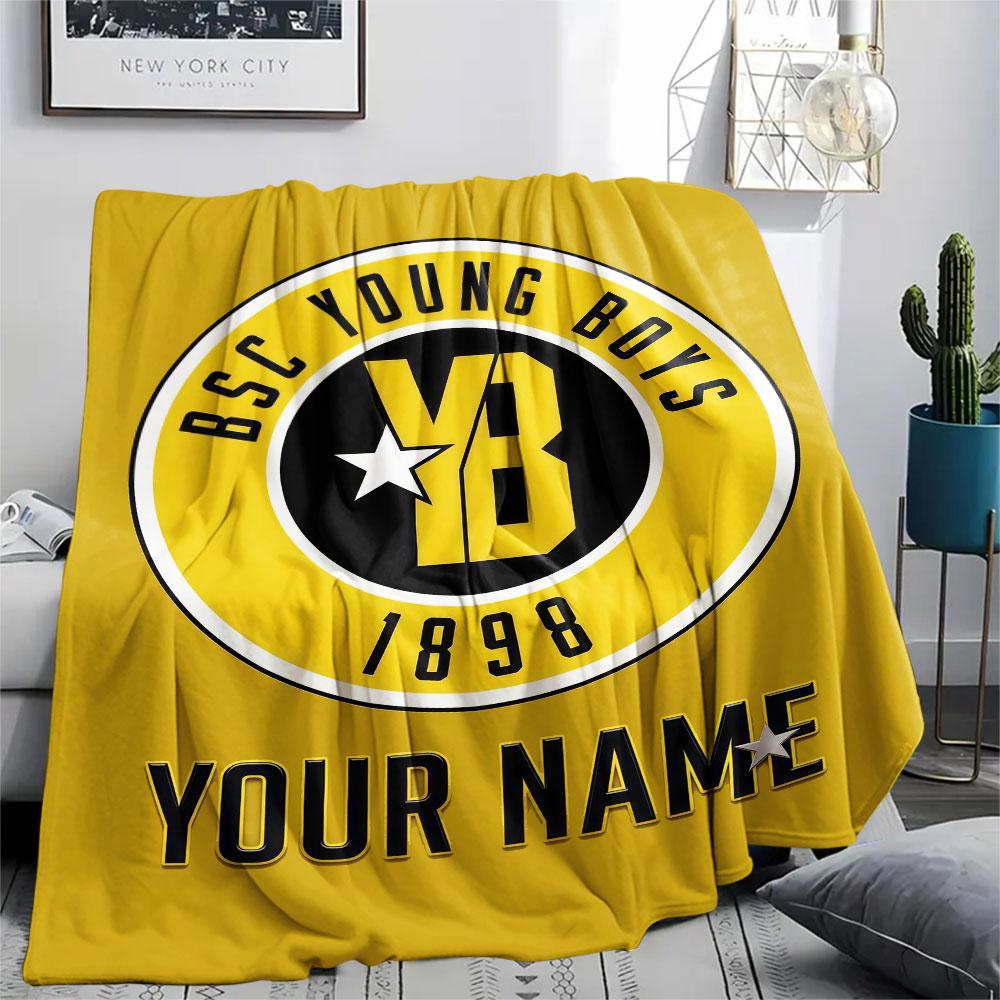 Custom Name,BSC Young Boys Printed Flannel Blanket, soft throw for bedroom sofa, washable, Christmas present, great gift.
