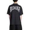Balenciaga Hand Drawn T Shirt Medium Fit In Black Faded T Shirt Regular Fit Unisex Black 764235TPVU41569