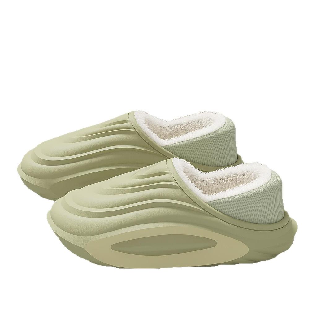 Men's & Women's Waterproof Winter Slippers: Indoor/Outdoor Non-Slip, Plush-lined, Thick Sole