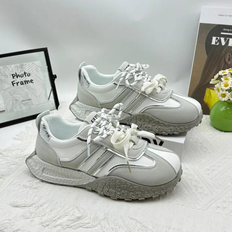 Fashion Women's Shoes 2025 Brand Front Lace-up Women's Vulcanize Shoes Fashion Round Head Hot Sale Best Seller Classic Casual Shoes