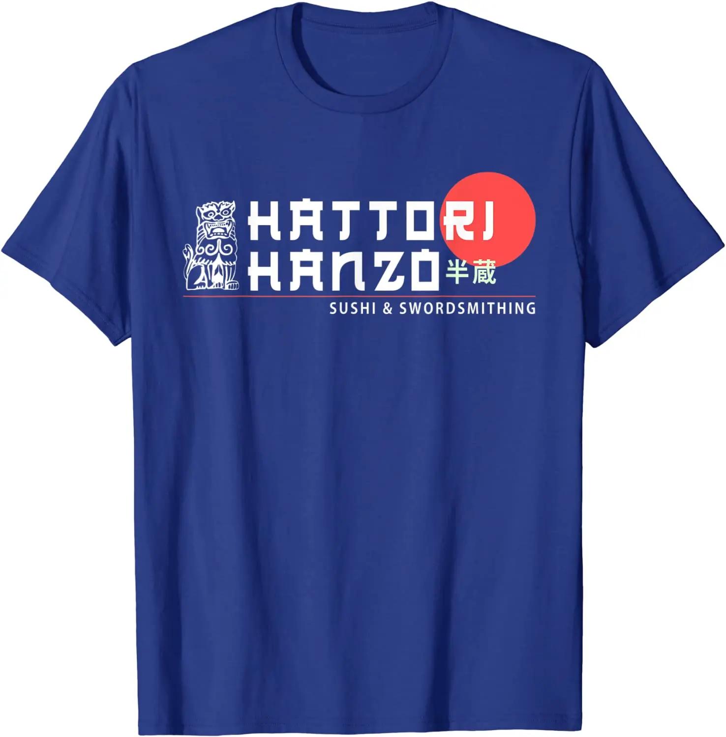 

Sushi and Swordsmithing Japan Hattori Hanzo Ninja Samurai TShirt 100 Cotton ONeck Short Sleeve Casual Mens Tshirt Size S3XL S