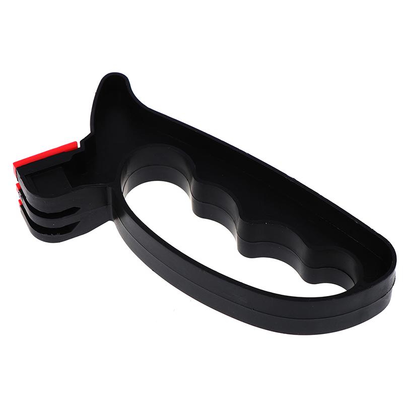 2 In 1 Handheld Messer Schere Klingen Messerschärfer Schärfen Kochwerkzeuge