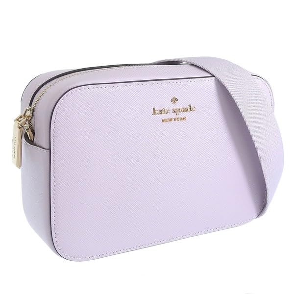 Kate Spade Madison Mini Camera Bag KC584 In Saffiano Leather Shoulder Outlet (Pastellav/Purple) - Women's Bag,