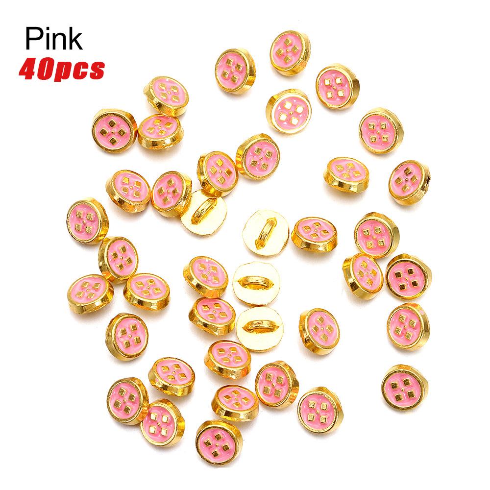20/40Pcs Mini Metal Button Buckle DIY Doll Clothes Decor Buckle 5mm Star Buckles for Handmade DIY Crafts Sewing Accessories