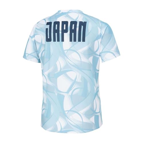 MUGEN GRAPHIC 32MABPC1 Unisex Light Blue Cheering T-Shirt with JAPAN Logo and Player Logo, Kids' Sizes Available