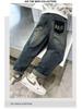 Spring/Autumn Loose-Fit Jeans for Boys, Ages 7-14, Children's Casual Long Pants.