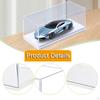 Acrylic Model Car Display Case Box 1/43 Protection Organizer Dustproof Transparent Showcase