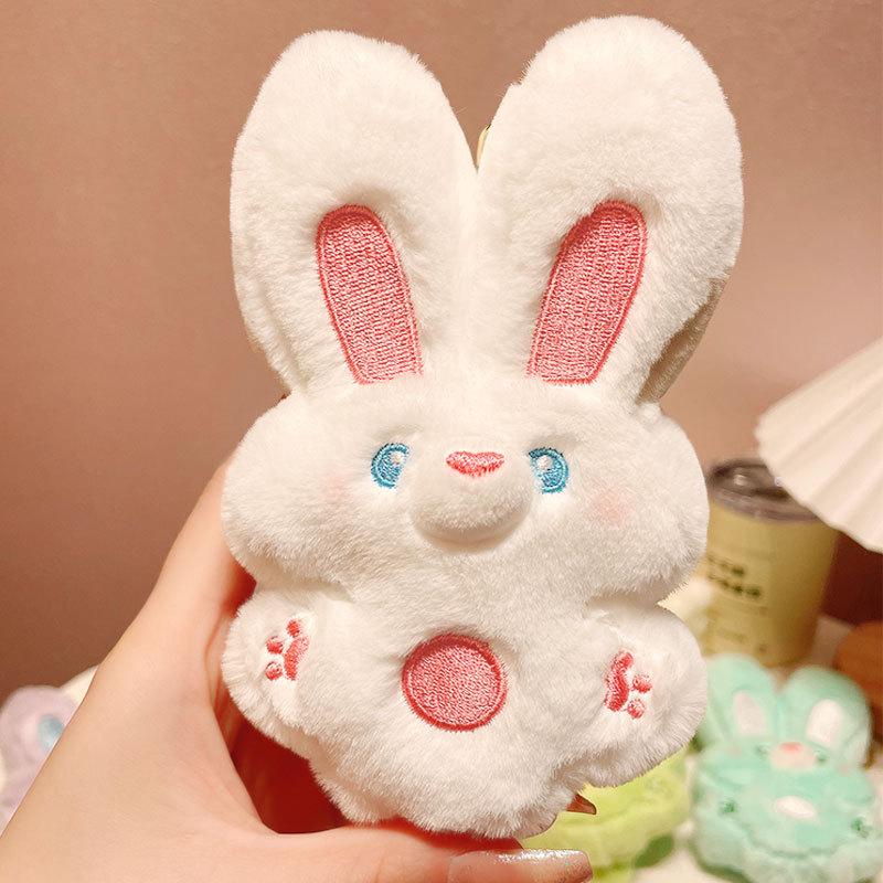 Cartoon Cute Front Rabbit Wangwang Keychain Exquisite Women S Bag Pendant Car Key Chain Creative Small Gift
