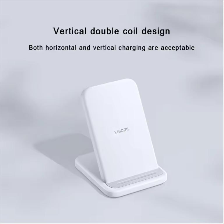 Xiaomi 30W Wireless Charger Vertical Fast Charging for Xiaomi Mi 14/13/12/11 Series for Redmi K70/K60 Series for IPhone Series