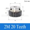 1 PZ 2M 12T-24T Pignone Cilindrico Foro 8/10/12/14/15/16/17/18/19/20/22/24mm Acciaio al Carbonio Pignone Motore con Gradino