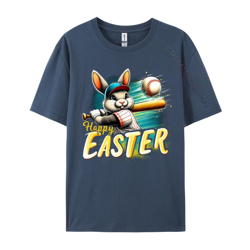 Unisex Tshirts Funny Bunny Baseball Unisex Special Leisure Tops Tees Cotton Fabric T Shirt Printed On Normal T Shirt