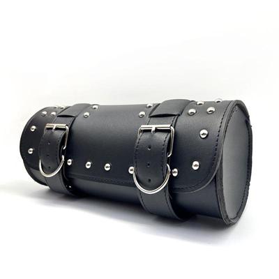 Retro Motorcycle Head Bag - Waterproof, Wear-Resistant Leather for Harley Benta 350 & Qianjiang 300