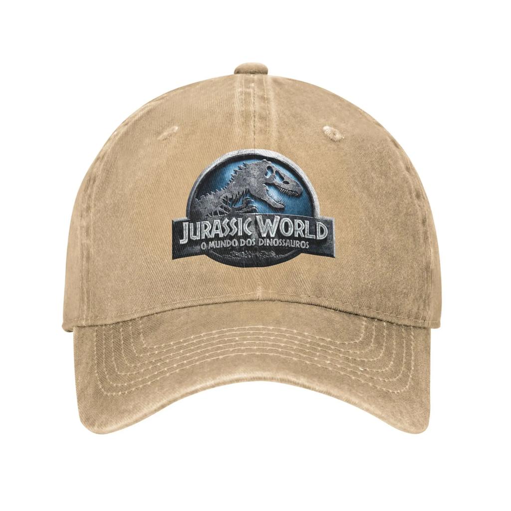 Dinosaur Baseball Caps Vintage Distressed Washed  Snapback Hat Unisex Outdoor Running Golf Adjustable Fit Hats Cap