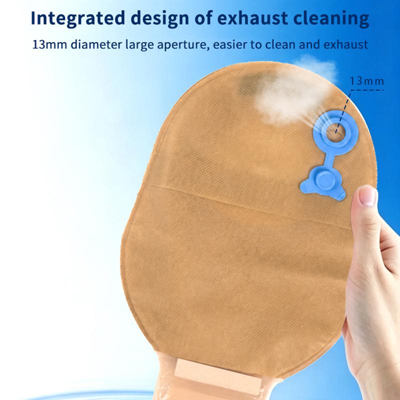 1Pcs 60Mm Hole High Absorbency Odor Proof Ostomy Bags Drainable Colostomy Bag For After Surgery Care