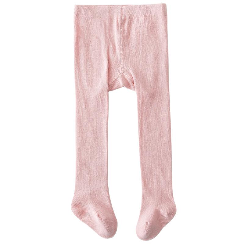 

Колготки для девочек, однотонные, с эластичной резинкой на талии, облегающие, мягкие, повседневные, длинные носки для младенцев, колготки, детская одежда S серый