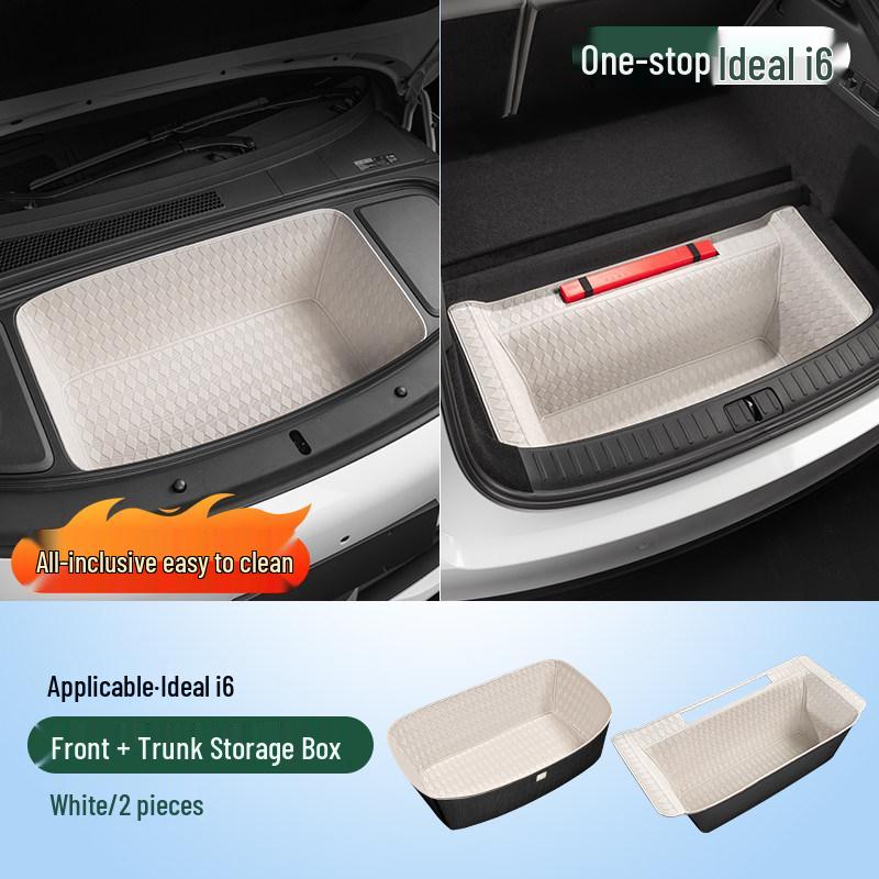 Ideale i6 Frontkofferraum- und Unterkofferraummatte für modifizierte Auto-Innenraumdekoration