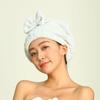Extra Large, Extra Thick Quick-Dry Women's Hair Towel - Class A Pure Cotton, Absorbent, Head Wrap