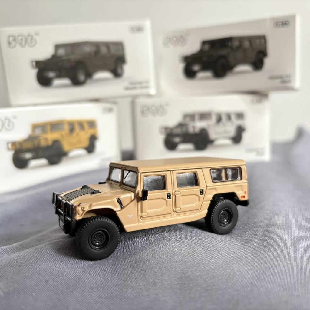 596 1/64 Hummer H1 Armored Car Alloy Car Diecasts & Toy Vehicles Car Model Miniature Scale Model Car For Children