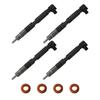 4 Injectors For B1obcat D24 400903-00074D For D1oosan Delphi 7275454 28337917