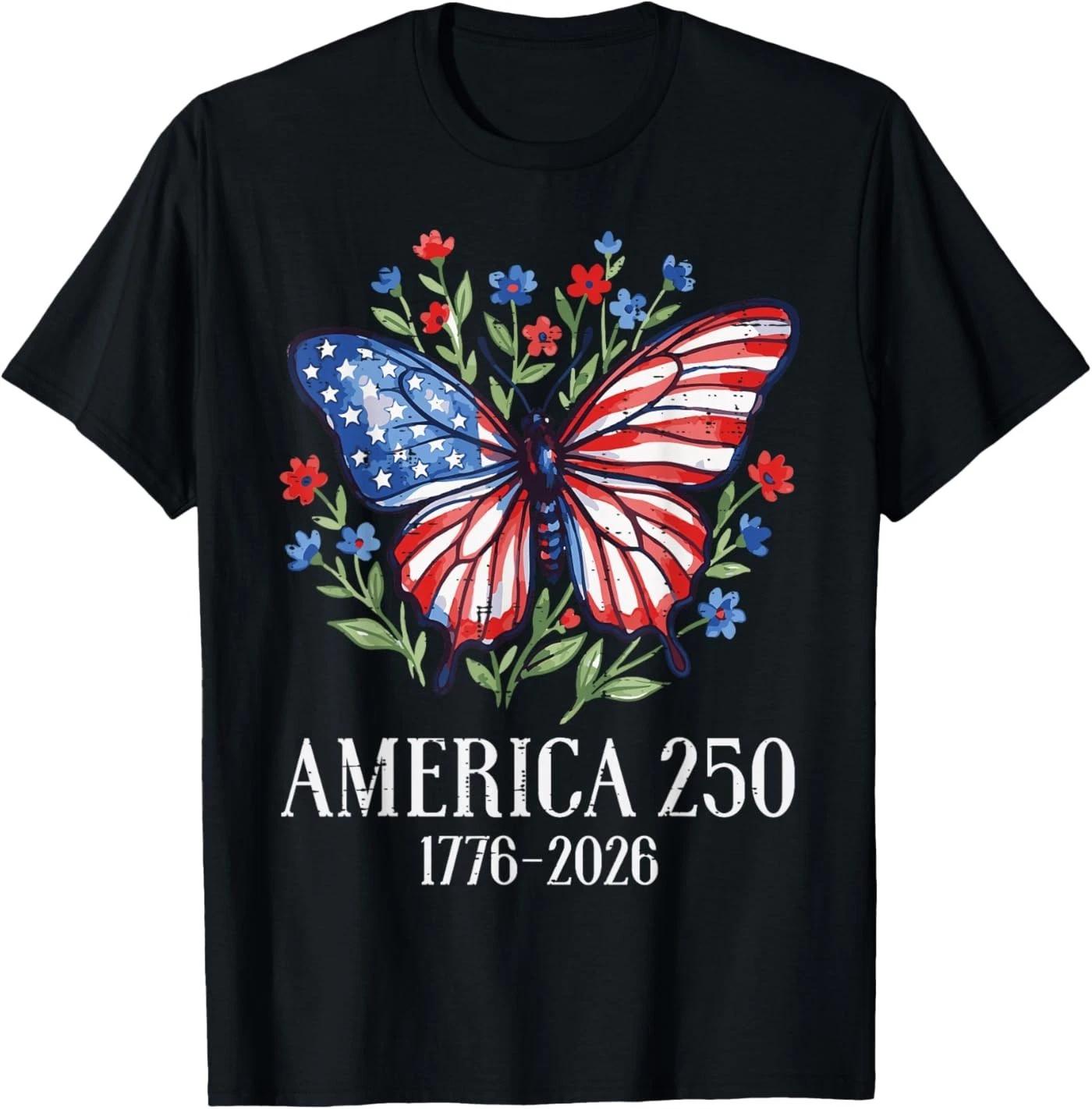 Америка Флаг США 250 1776 2026 250-летие 4 июля Футболка 4XL