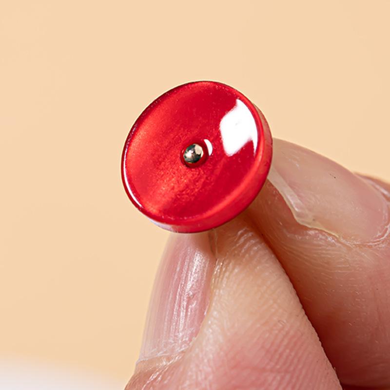 Resin Pearlescent Metal Shirt Buttons Color Buttons Clothes Shirt Decorative Buttons