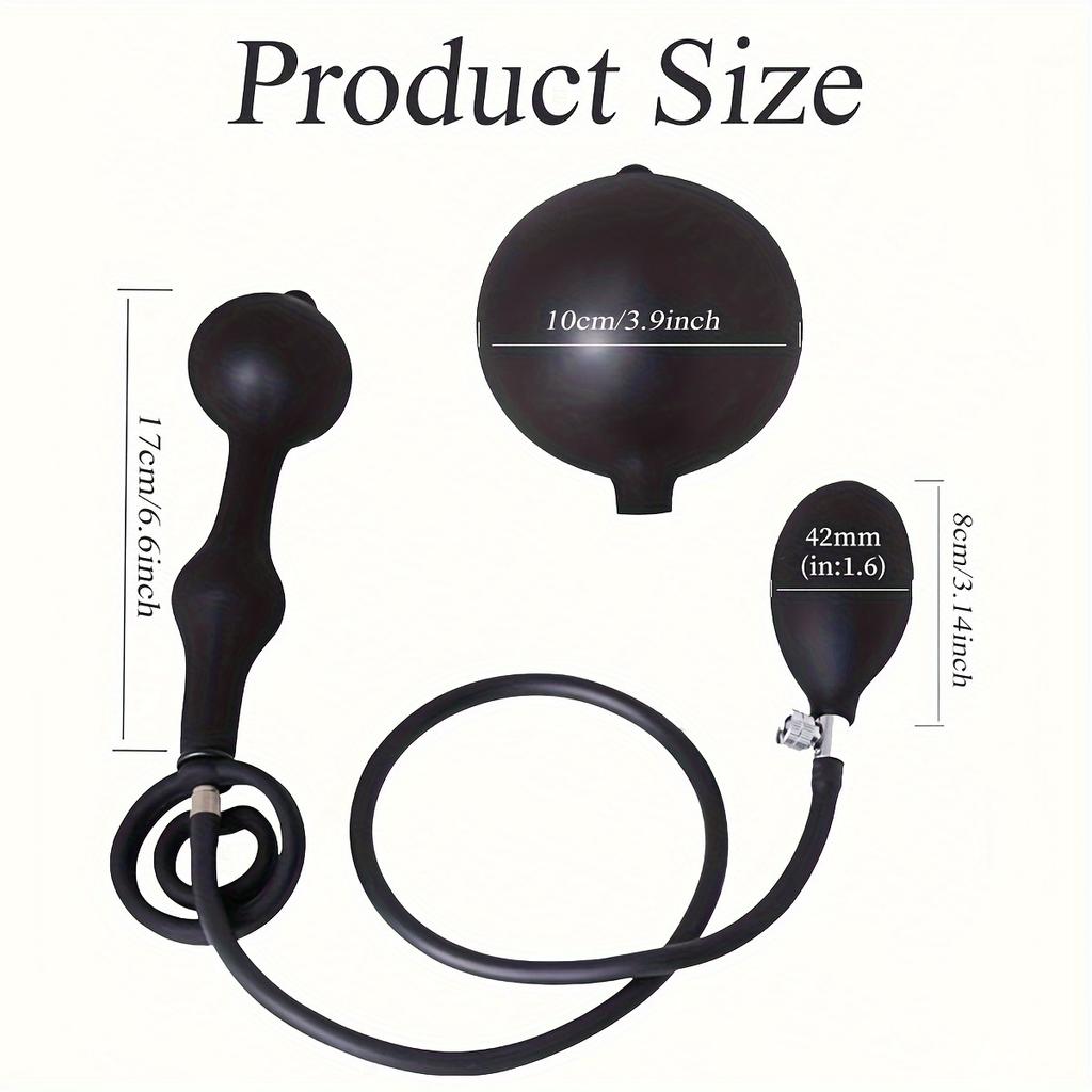 Inflatable Built-in Anal Beads Inflatable Anus Plugs Large Butt Plugs Stimulating Toys Female/Male Masturbators Prostate Massagers Large Anus Toys