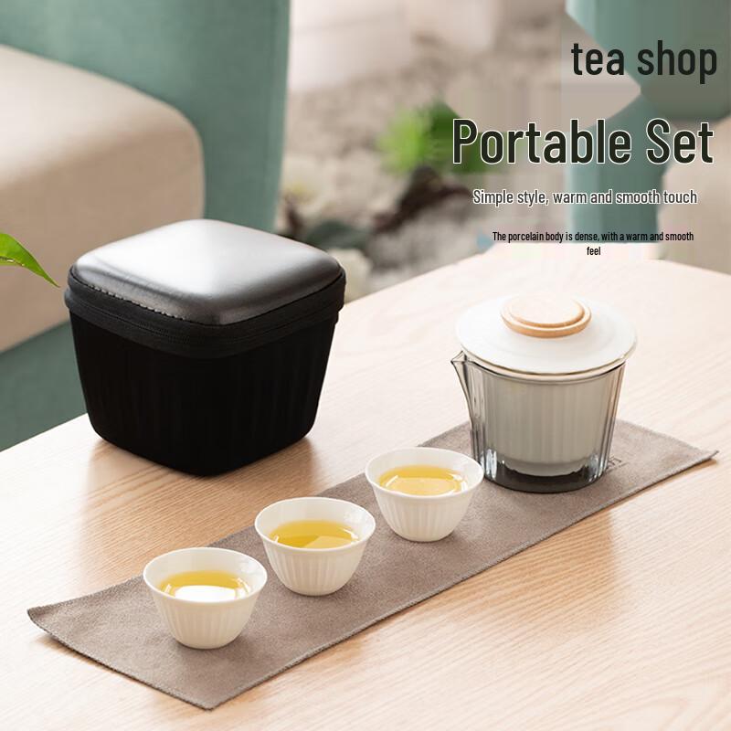 

Ceramic Kung Fu Travel Tea Set