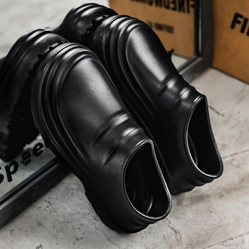 Módní Letní Vodotěsné Olejivzdorné Kuchařské Boty Pánské Sandály Lehké Pánské Neformální Pantofle Eva Plážové Boty Prodyšné Zahradní Sandály