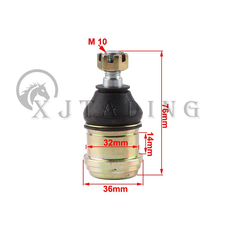 Kit de Rotule de Barre d'Accouplement M10/M12/M14 32x14mm Pour ATV UTV Quad Moto Cross Go Kart 50cc 70cc 90cc 110cc 125cc 150cc 200cc 250cc