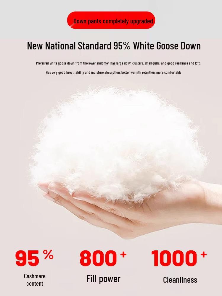 Women's Cotton Down Pants for Winter 2025: Cold-Proof, Waterproof, Windproof for Extreme -40°C Weather