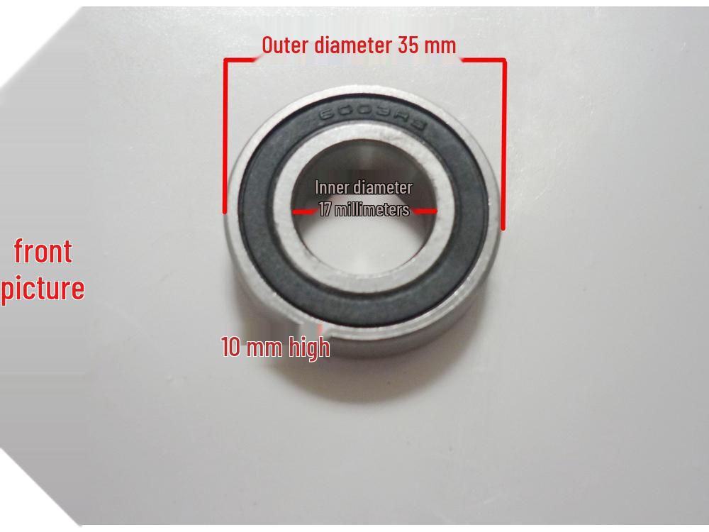 

Item No. 00372: High-Efficiency Steel Machine Shaft Bearing Connector 6003